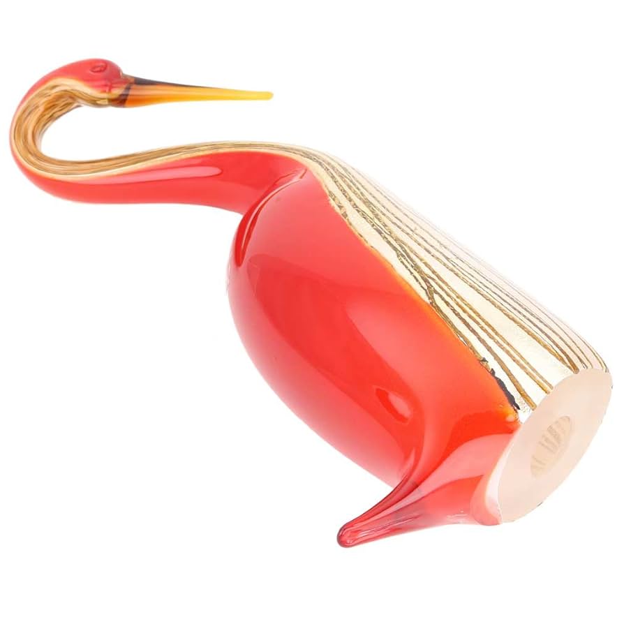 Amazon.co.jp: GlassOfVenice ムラノガラス サギの鳥 彫刻